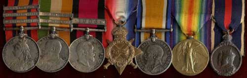 William Owen's medal bar